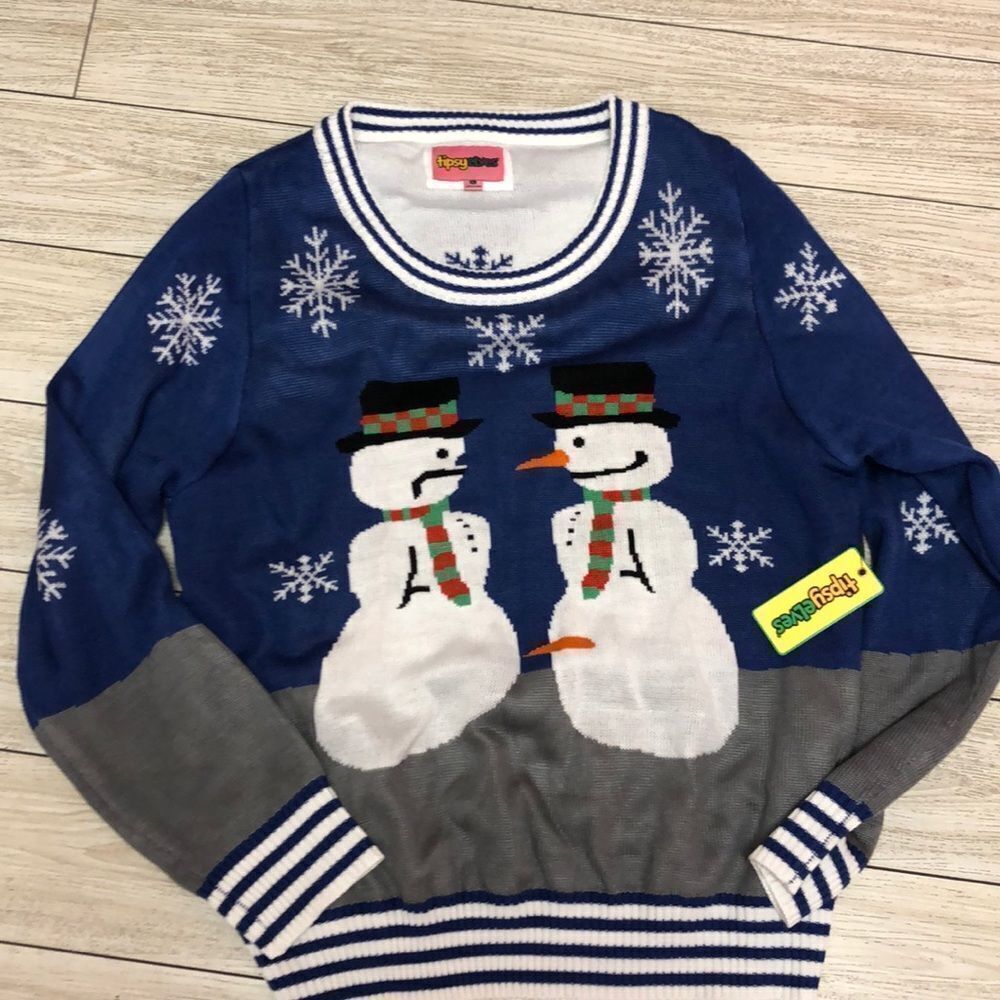 NWT Tipsy Elves ugly Christmas sweater. Adult xl